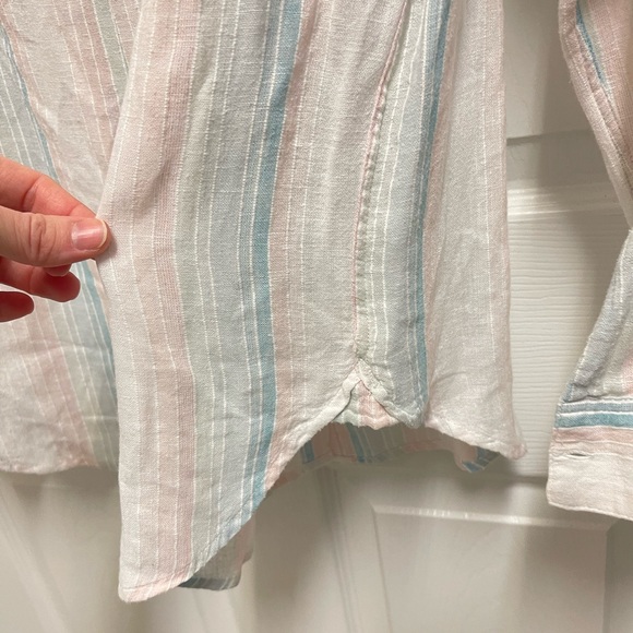 Rails Charlie Button Down in Marbella Stripe - Picture 11 of 11